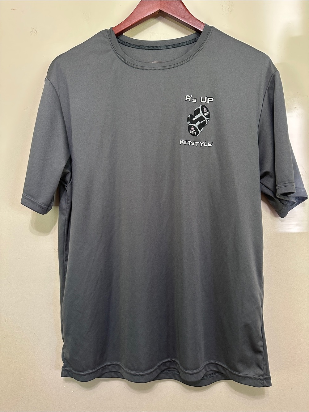 KILSTYLE Men's Short-Sleeve Crew Tee in Gray
